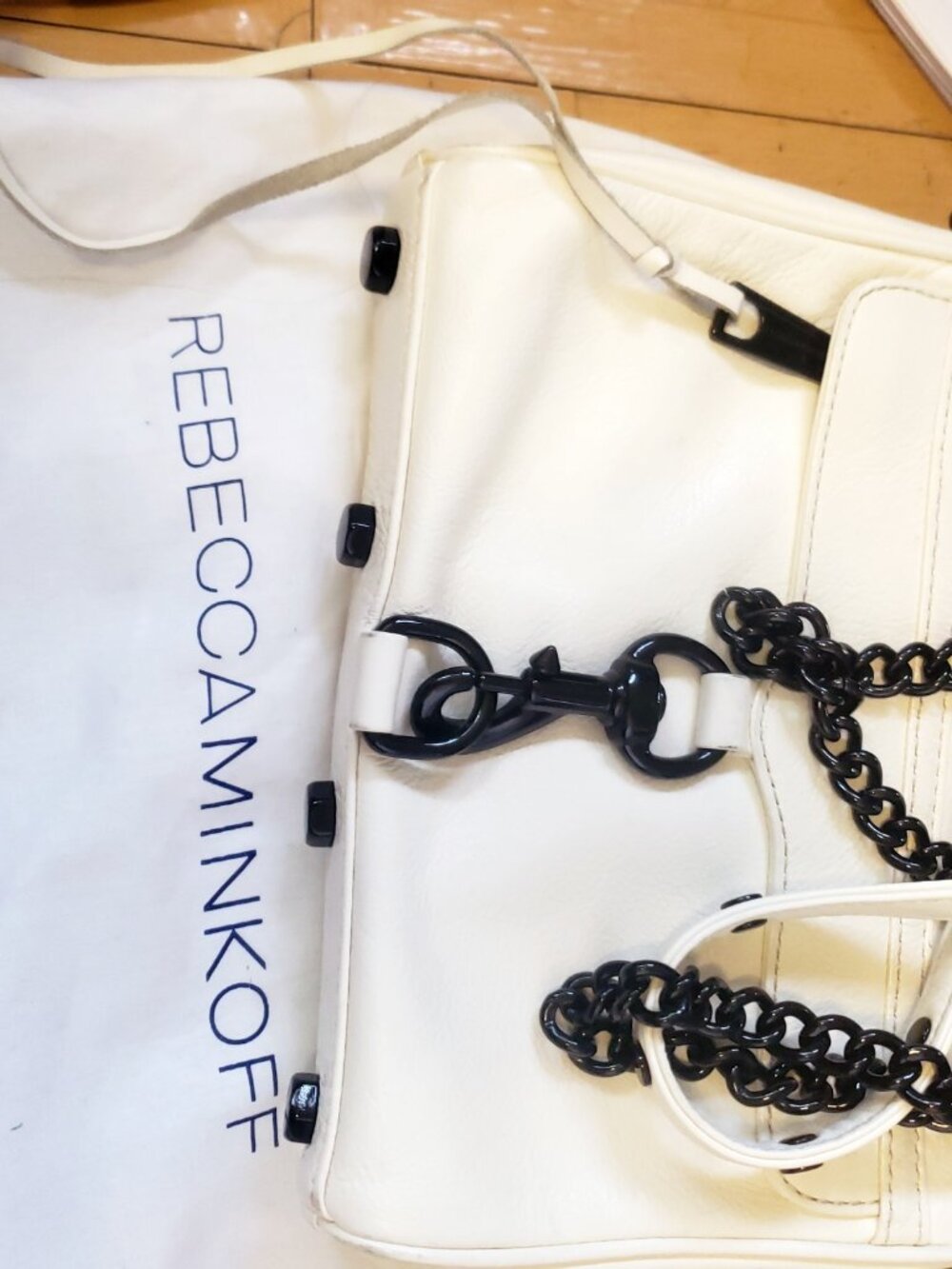 Rebecca Minkoff Purse White and Brown